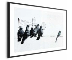 Artgeist Plakatas - Xenophobic Pigeons