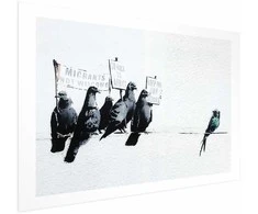 Artgeist Plakatas - Xenophobic Pigeons