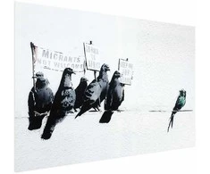Artgeist Plakatas - Xenophobic Pigeons