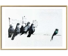 Artgeist Plakatas - Xenophobic Pigeons