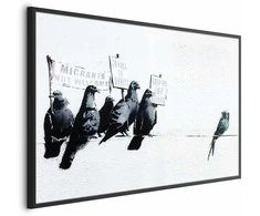 Artgeist Plakatas - Xenophobic Pigeons