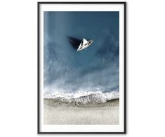 Artgeist Plakatas - Yacht on the Sea