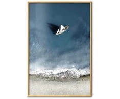 Artgeist Plakatas - Yacht on the Sea