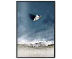 Artgeist Plakatas - Yacht on the Sea