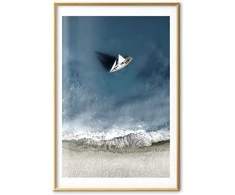 Artgeist Plakatas - Yacht on the Sea