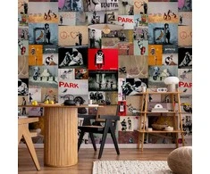 Artgeist Tapetas - Banksy - a collage