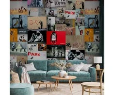 Artgeist Tapetas - Banksy - a collage