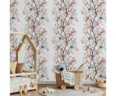 Artgeist Tapetas - Birds on a Flowering Twig