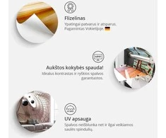 Artgeist Tapetas - Checkerboard Pattern - Brown-Baltas Grid with a Subtle Noise