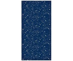 Artgeist Tapetas - Cosmic Inspirations - Pattern with Stars and Constellations on a Dark Background.