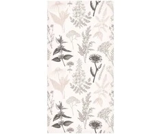 Artgeist Tapetas - Flowers and herbs in warm greys