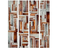 Artgeist Tapetas - Labyrinth of wooden planks