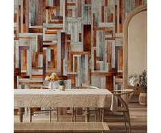 Artgeist Tapetas - Labyrinth of wooden planks