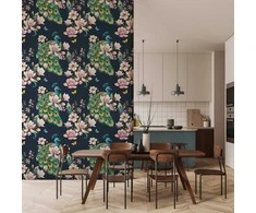 Artgeist Tapetas - Magnolias and Peacocks