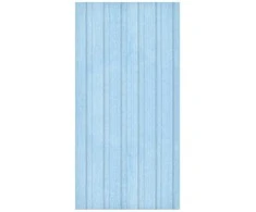 Artgeist Tapetas - Mėlyna Panels - Wooden planks in a pastel mėlynas shade.