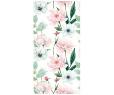 Artgeist Tapetas - Peonies on baltas background