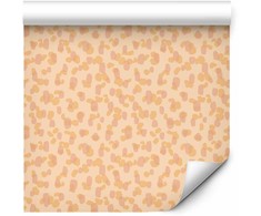 Artgeist Tapetas - Tiny Dots - optimistic pattern in peach colors.
