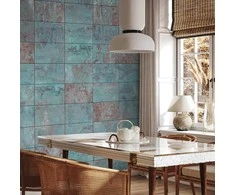 Artgeist Tapetas - Turquoise Concrete