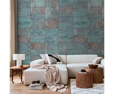 Artgeist Tapetas - Turquoise Concrete