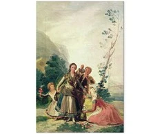 Artgeist XXL paveikslas - Francisco Goya – The Flower Girls (Spring)