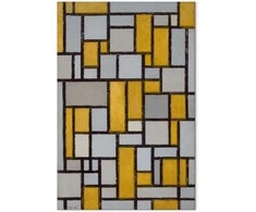 Artgeist XXL paveikslas - Piet Mondrian – Composition with Grid 41