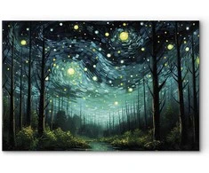 Artgeist XXL paveikslas - Starry night - a modern version of Van Gogh's night sky