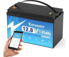 Akumuliatorius Kepworth 12V 135AH LiFePO4 -SMART su Bluetooth