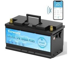 Akumuliatorius Ličio-geležies Kepworth 12V 100AH LiFePO4 SU PAKROVĖJU -SMART su Bluetooth