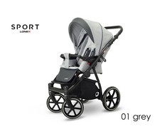 Vaikiškas sportinis vežimėlis Lonex SPORT 01 pilkas