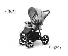 Vaikiškas sportinis vežimėlis Lonex SPORT 01 pilkas