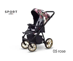 Vaikiškas sportinis vežimėlis Lonex SPORT 05 rose