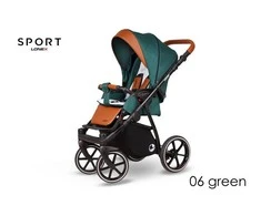 Vaikiškas sportinis vežimėlis Lonex SPORT 06 žalias