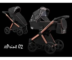 Vaikiškas vežimėlis LONEX EMOTION XT Print02 2in1