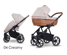Vaikiškas vežimėlis Lonex PAX EKO PRO 2in1 04 creamy>