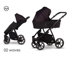 Vaikiškas vežimėlis LONEX PAX FRESH 2in1 02 waves>