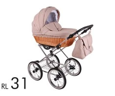 Vaikiškas vežimėlis Lonex RETRO LEN 2in1 RL31