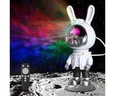 LED galaktikų ir žvaigždžių projektorius Astronautas Bunny