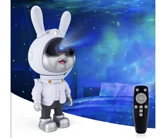 LED galaktikų ir žvaigždžių projektorius Astronautas Bunny