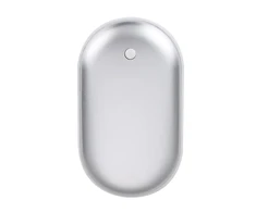 Nešiojamas rankų šildytuvas, Powerbank 10000mAh (Sidabrinis)