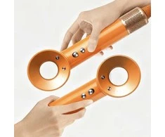 Orange Profesionalus plaukų džiovintuvas su magnetiniais antgaliais (5 vnt.) ir laikiklius, Oranžinis