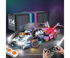 RC Lenktyninis automobilis konstruktorius CYBERPUNK LAM 1:14, 1116 det. valdomas nuotolinio valdymo pultu.