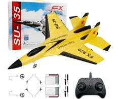 RC Nuotolinio valdymo lėktuvas SU-35 FX-620 (geltonas)