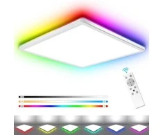 RGB LED kvadratinis lubinis šviestuvas