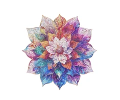Robotime 3D medinė dėlionė Mystic Mandala Flower