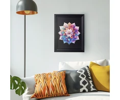 Robotime 3D medinė dėlionė Mystic Mandala Flower