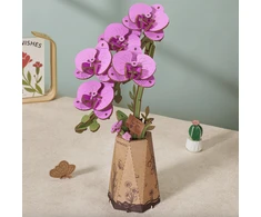 Robotime 3D Medinis konstruktorius Orchidėja