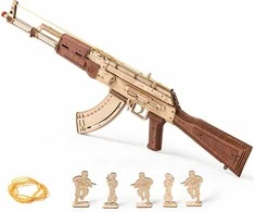Robotime 3D medinis mechaninis konstruktorius GINKLAS AK-47