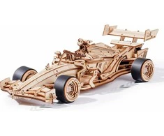 Robotime 3D medinis mechaninis konstruktorius Racing Car