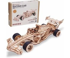 Robotime 3D medinis mechaninis konstruktorius Racing Car