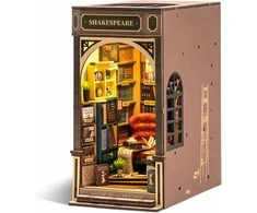 Robotime Mini namas 3D konstruktorius BOOKSTORE